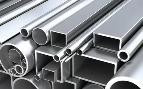 Stacked steel tube and box section stock