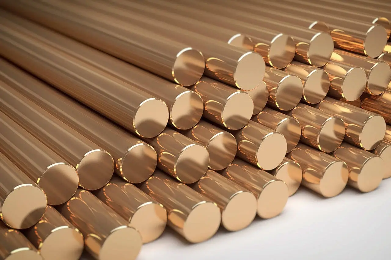 Machined brass rod stock