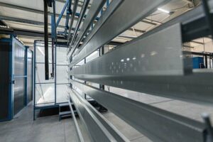 Powder coated aluminium